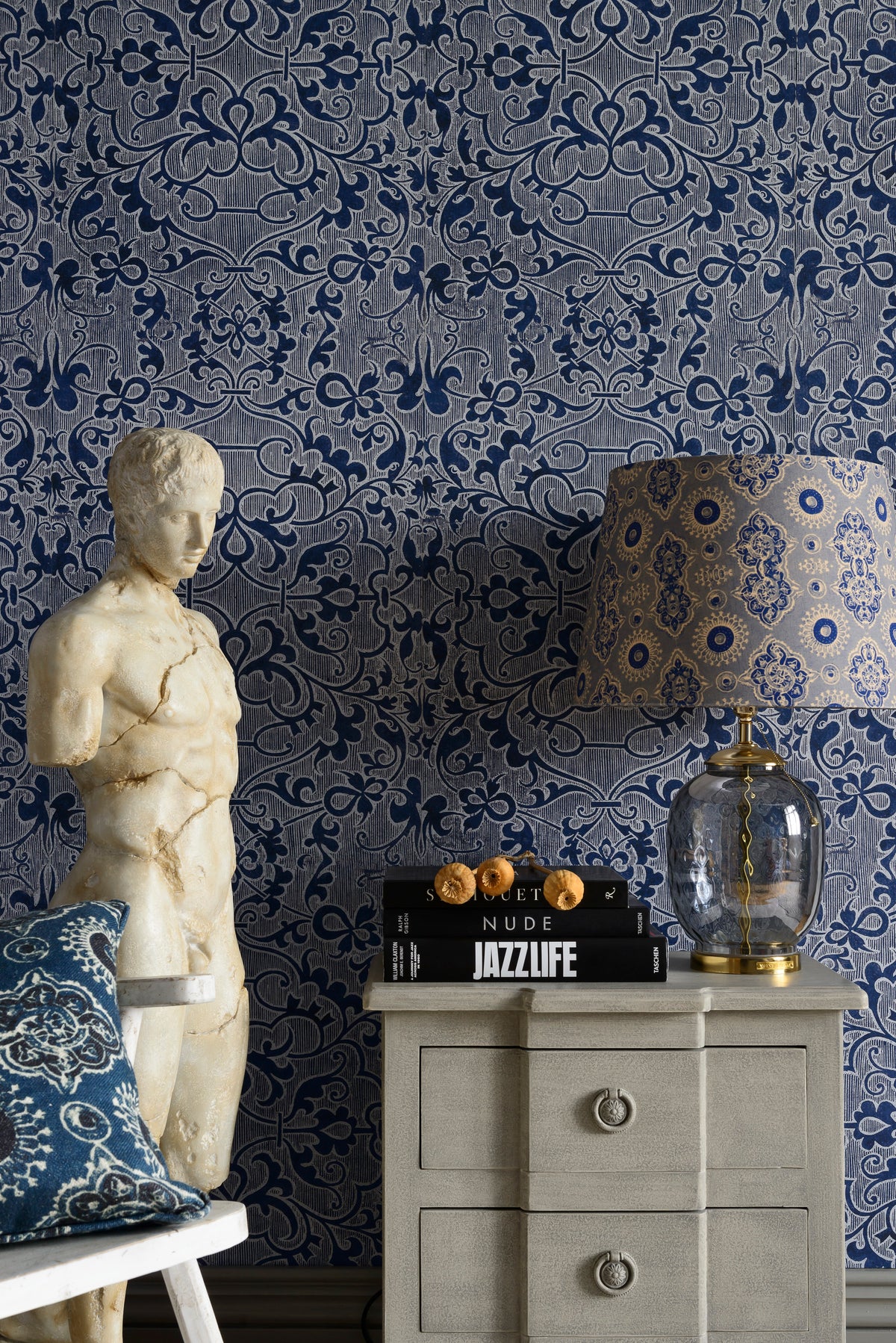 Deco trellis tapet - life