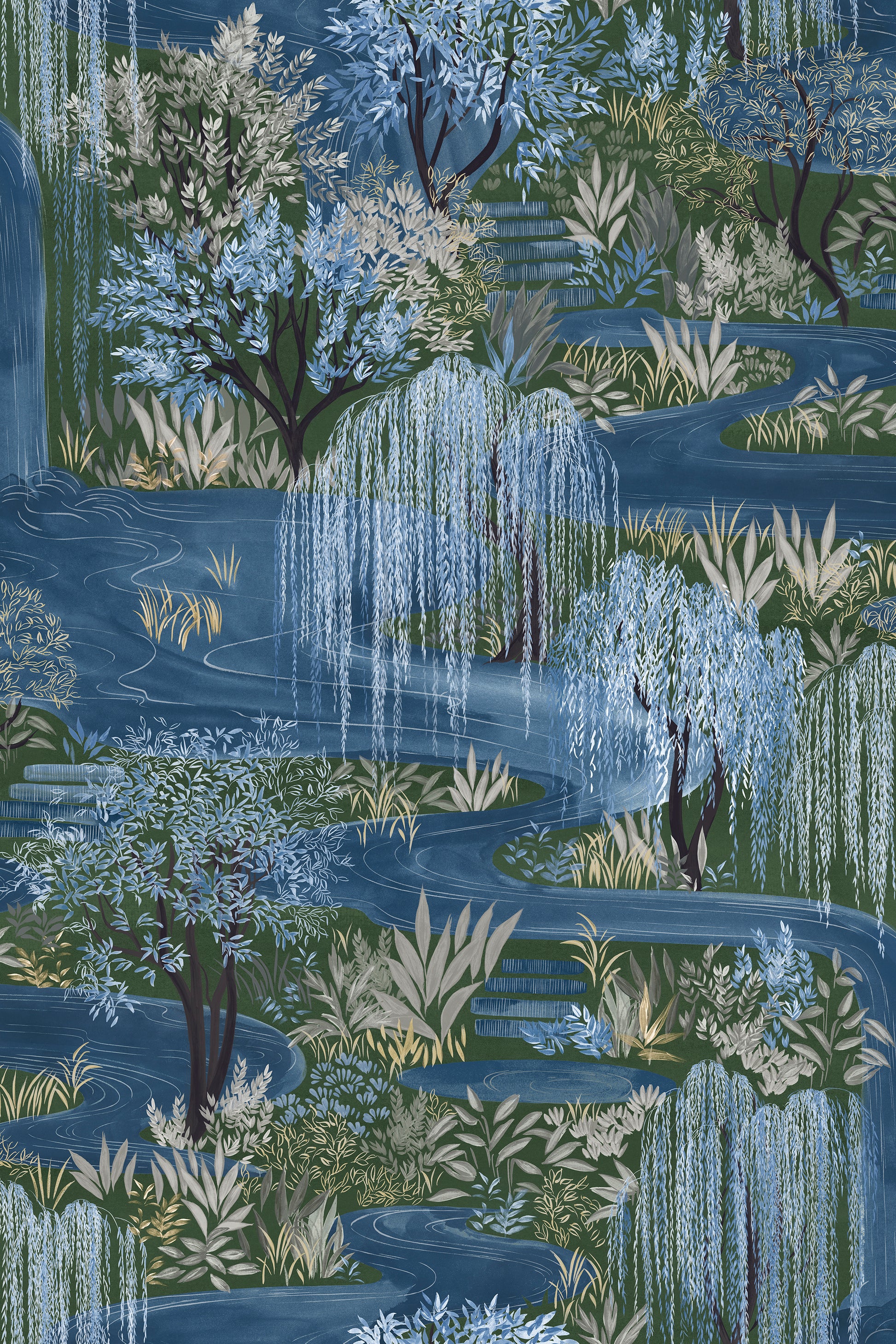 tapet Water Garden 3 - flat
