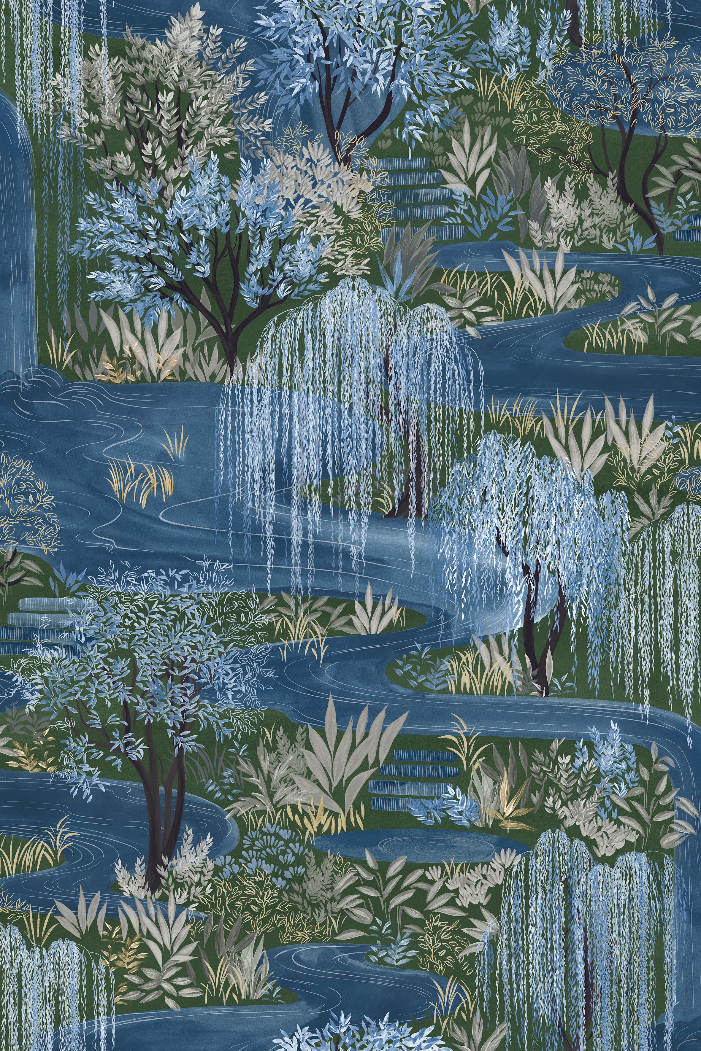tapet Water Garden 3 - flat