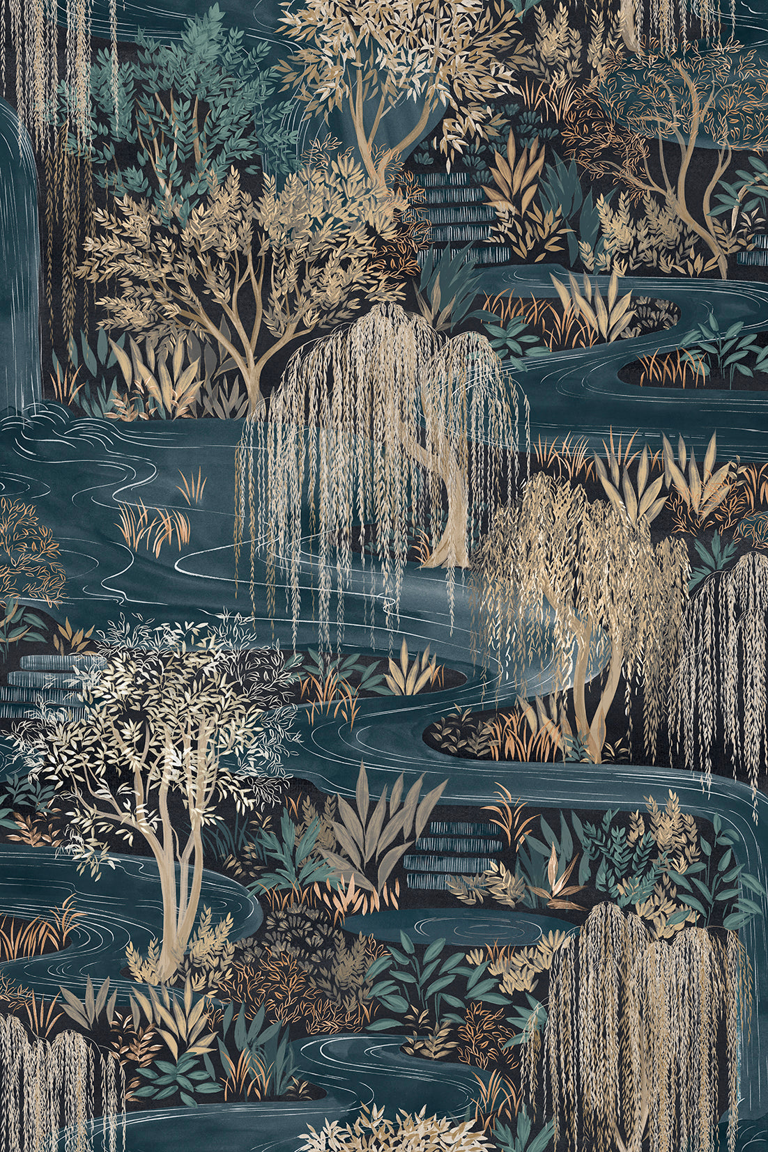 tapet Water Garden 1 - flat