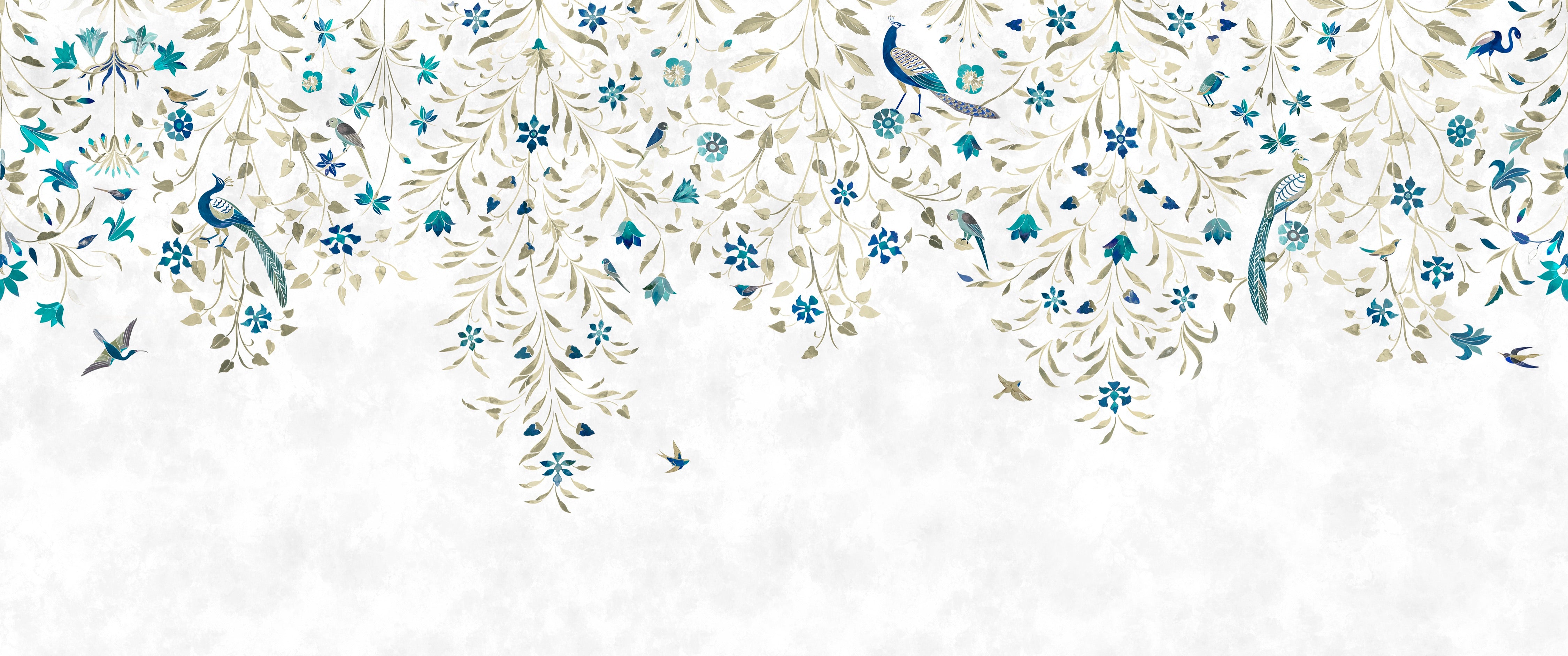 tapet palais floral suspendu 2 - flat