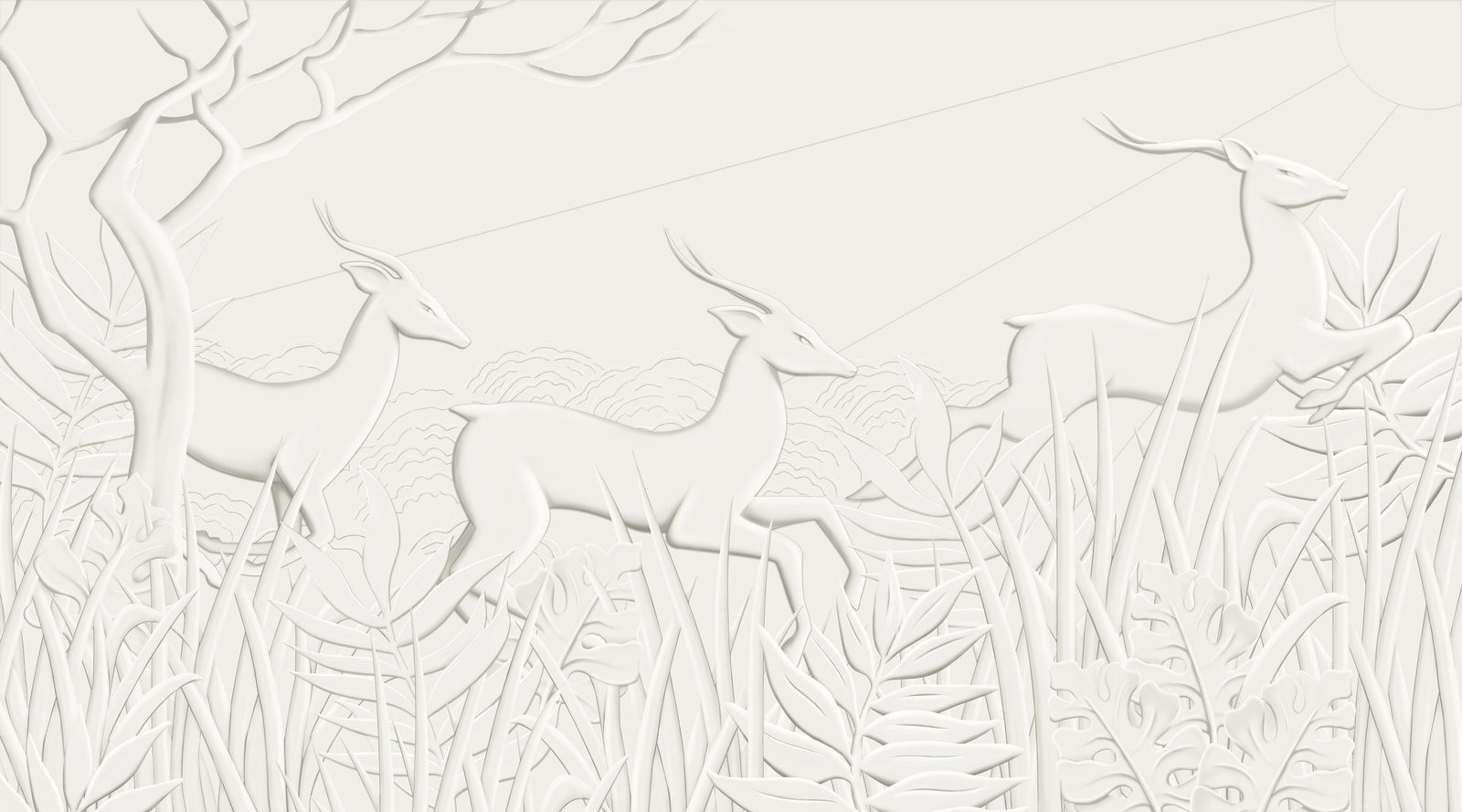 Tapet Les Trois Antilopes
