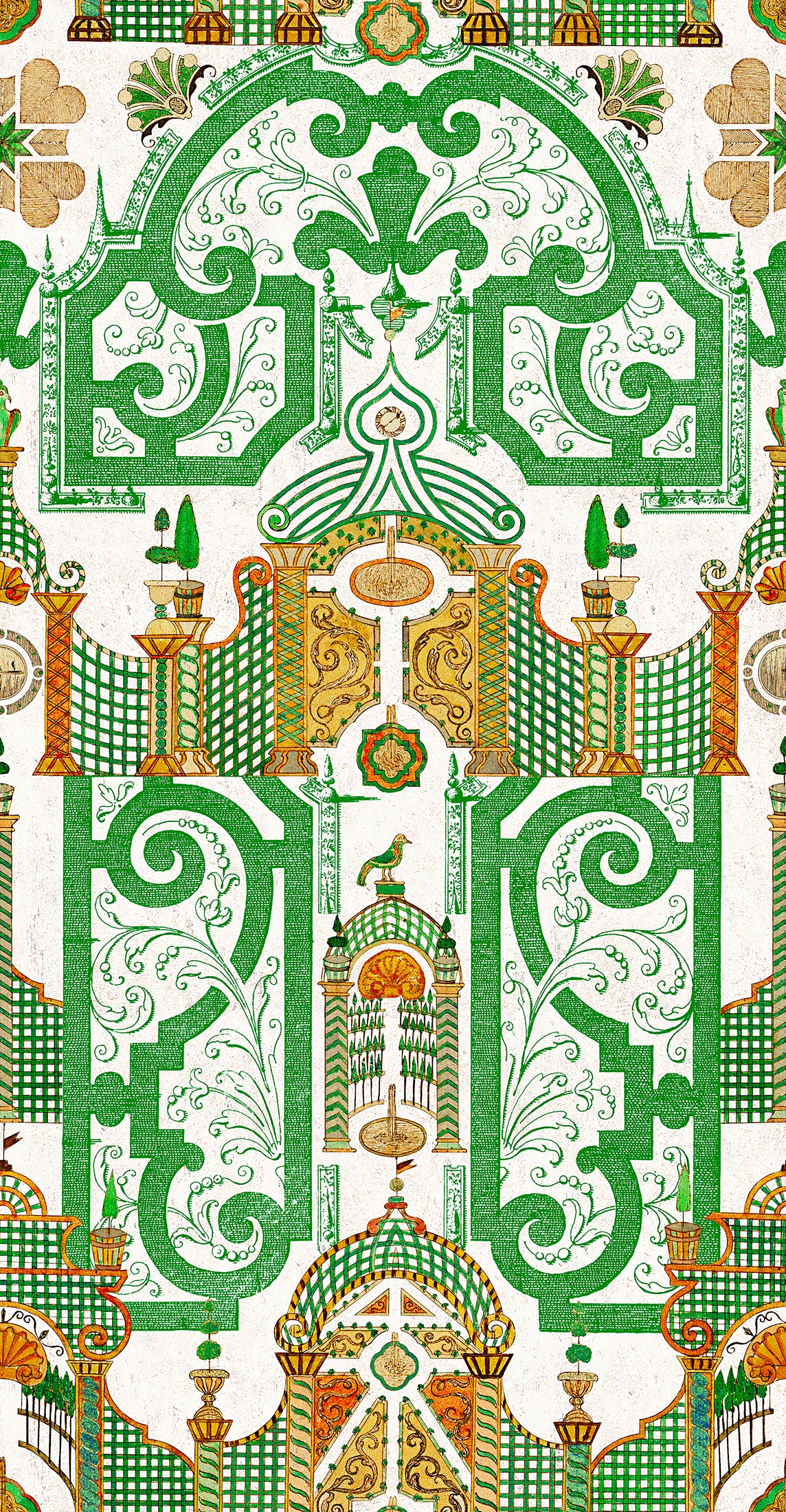 Emperor's stand tapet - front