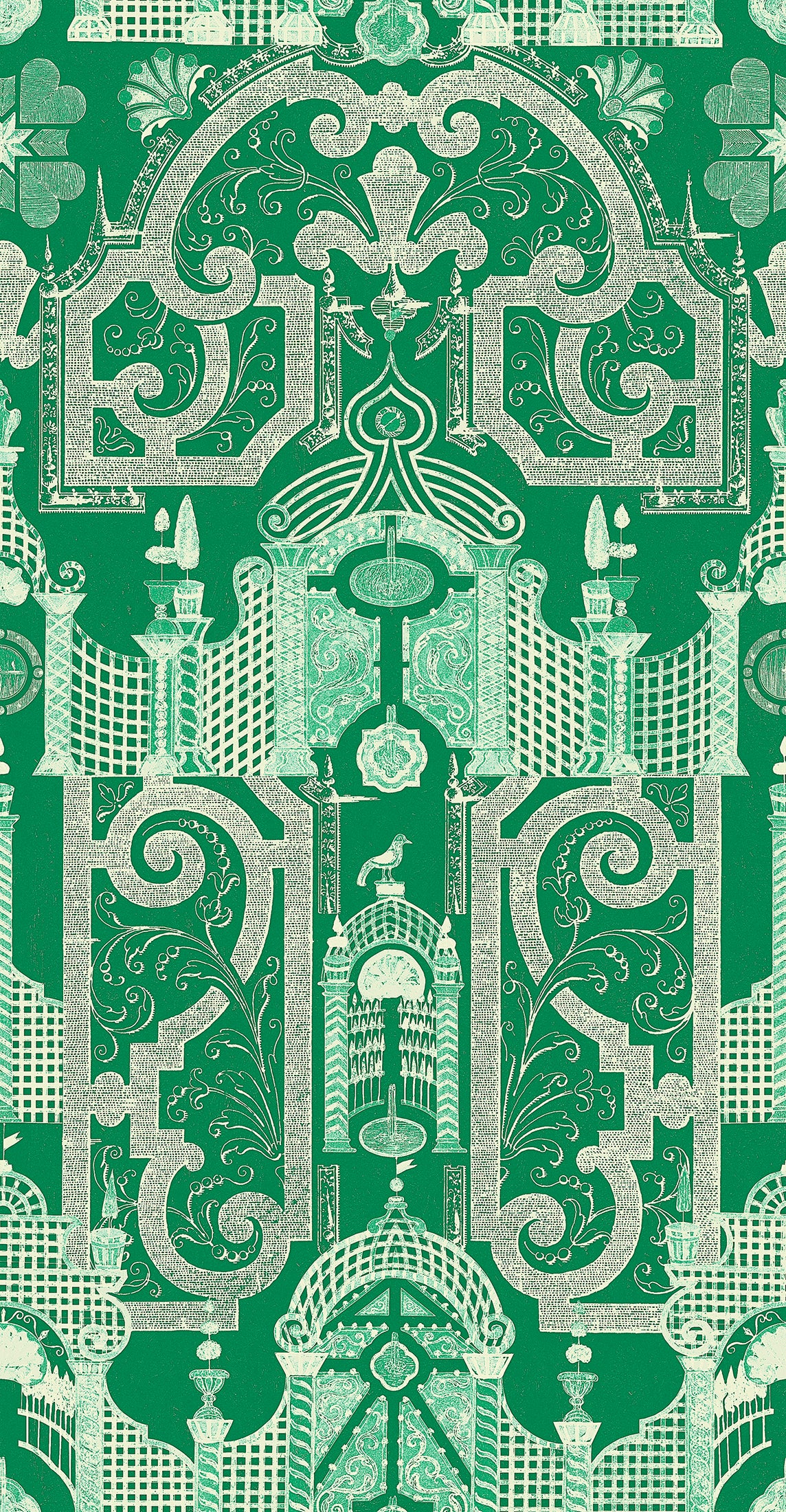 Emperor's greenlake tapet - front