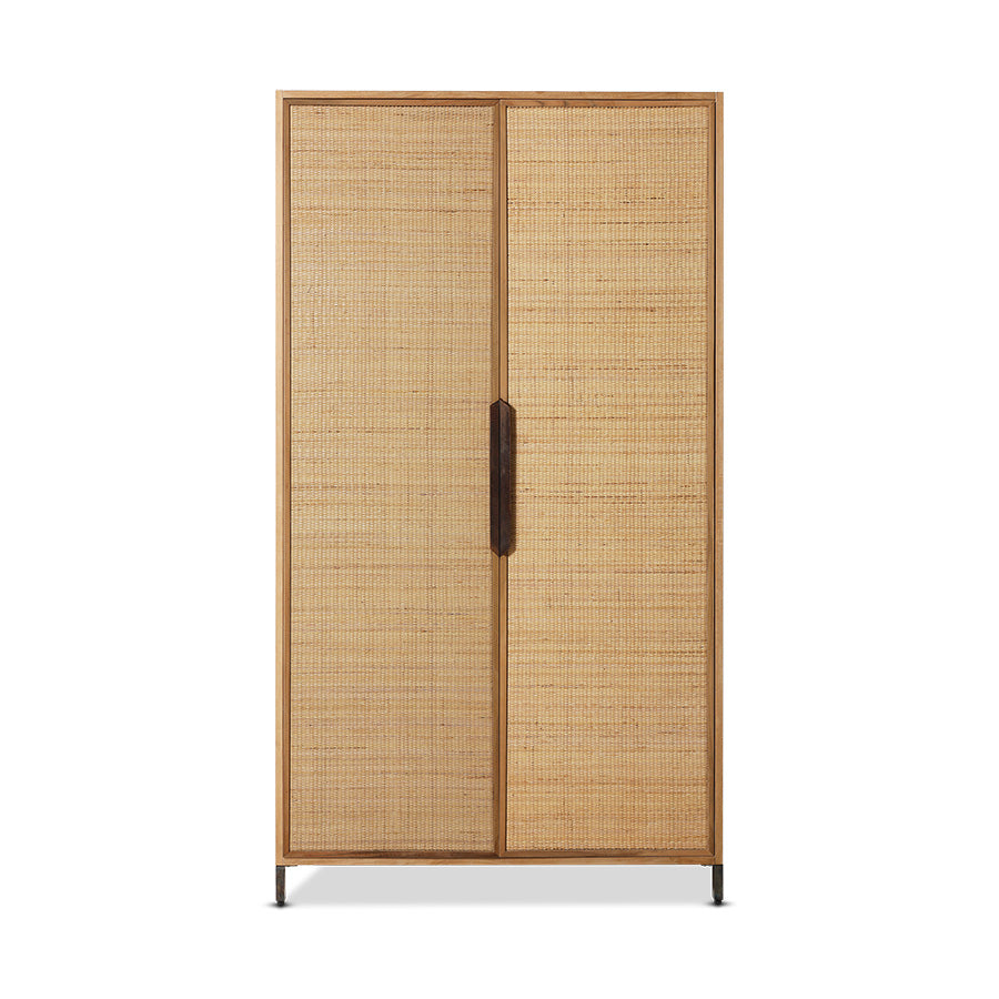 Pioneer rattan cupboard - front
