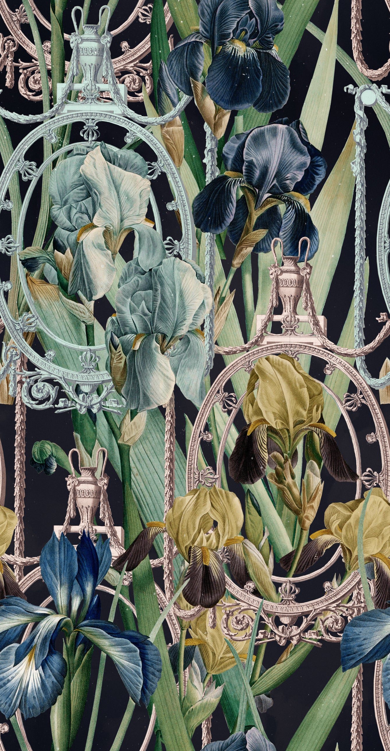 Fleurs standard tapet - front