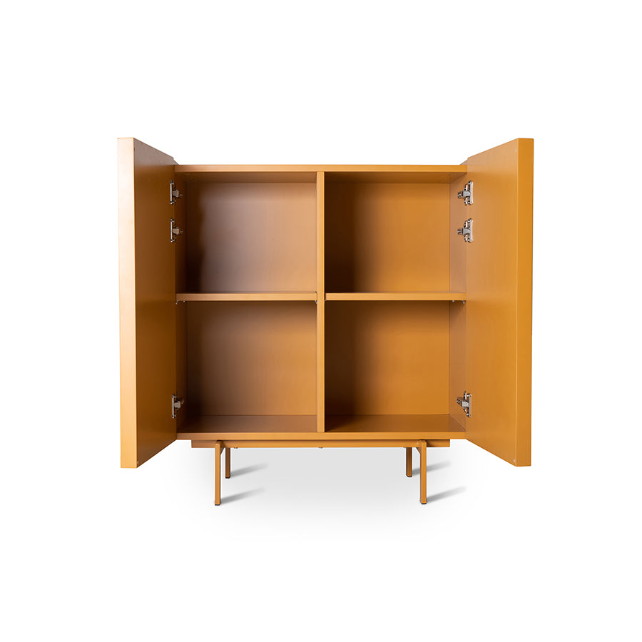 Cupboard, ginger orange - open