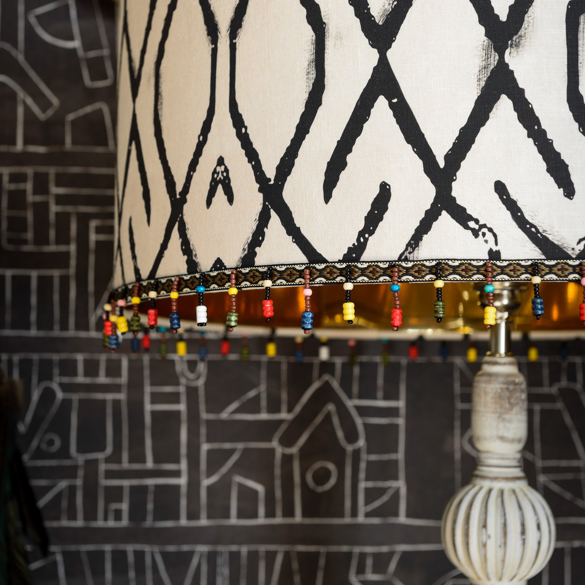 Mudcloth  abajur - life