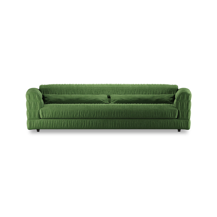 Club couch  green - front