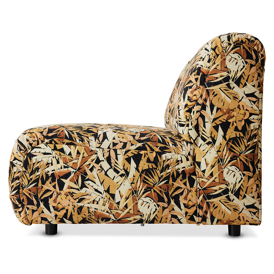 Wave couch: middle, printed hollywood - lat
