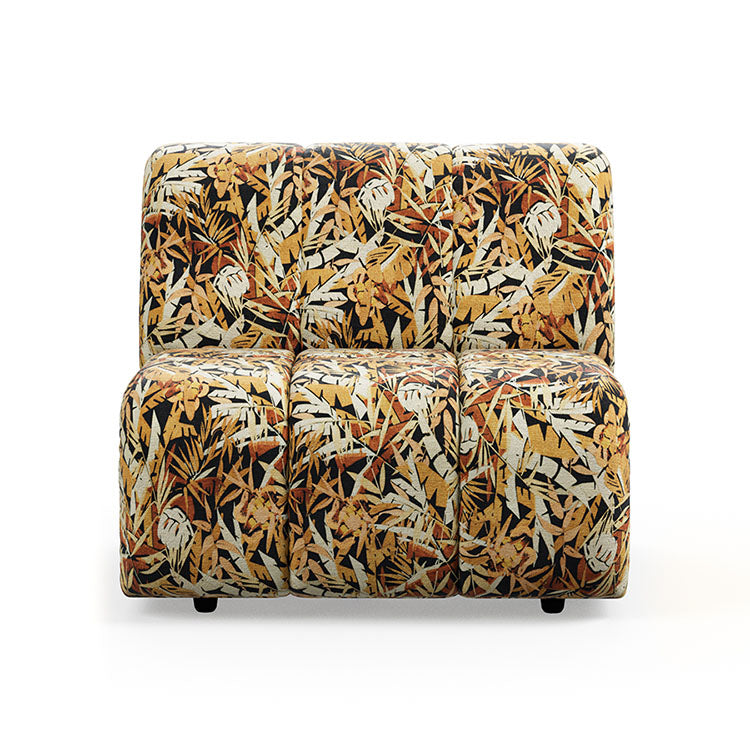 Wave couch: middle, printed hollywood - front