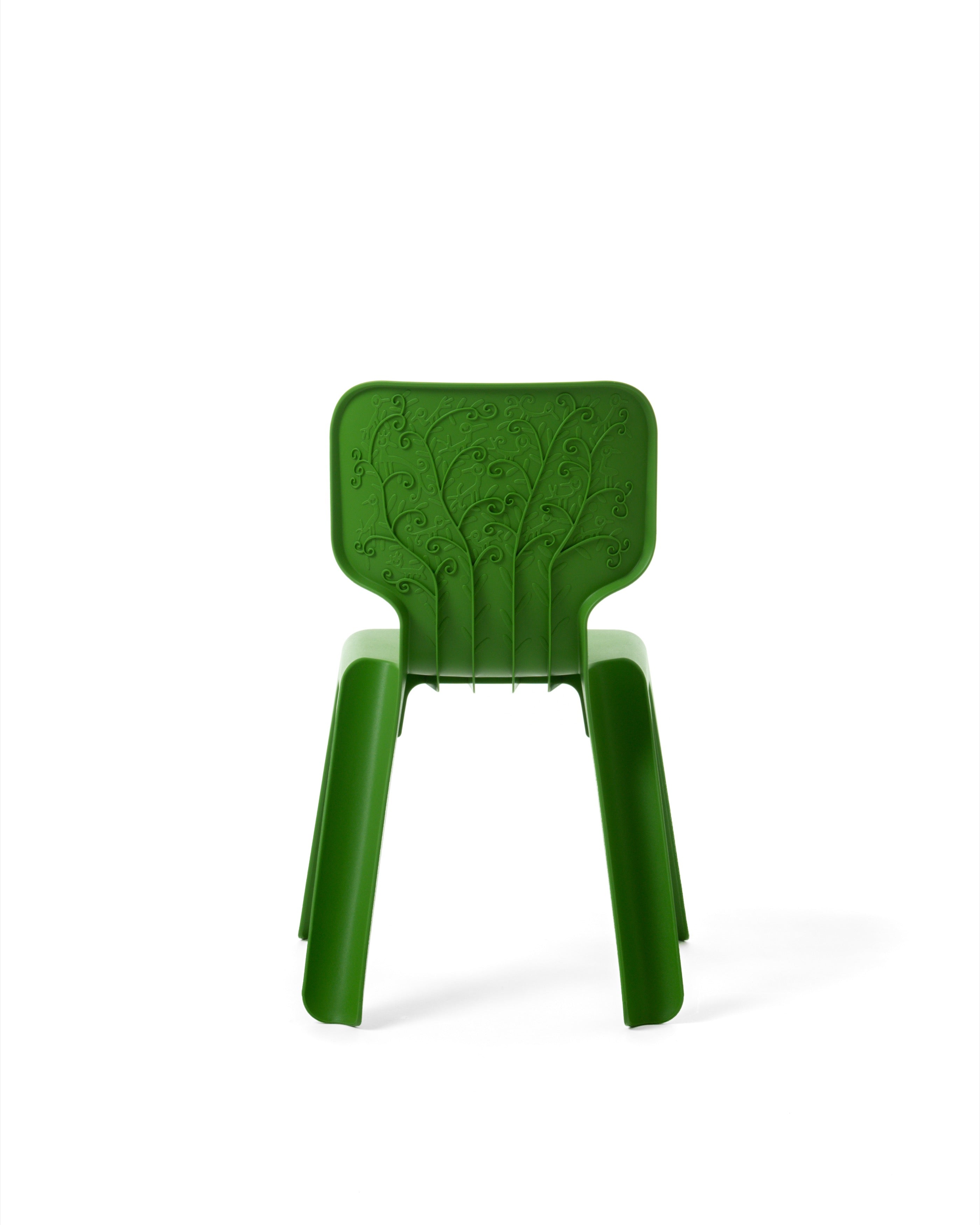 Alma chair green - back