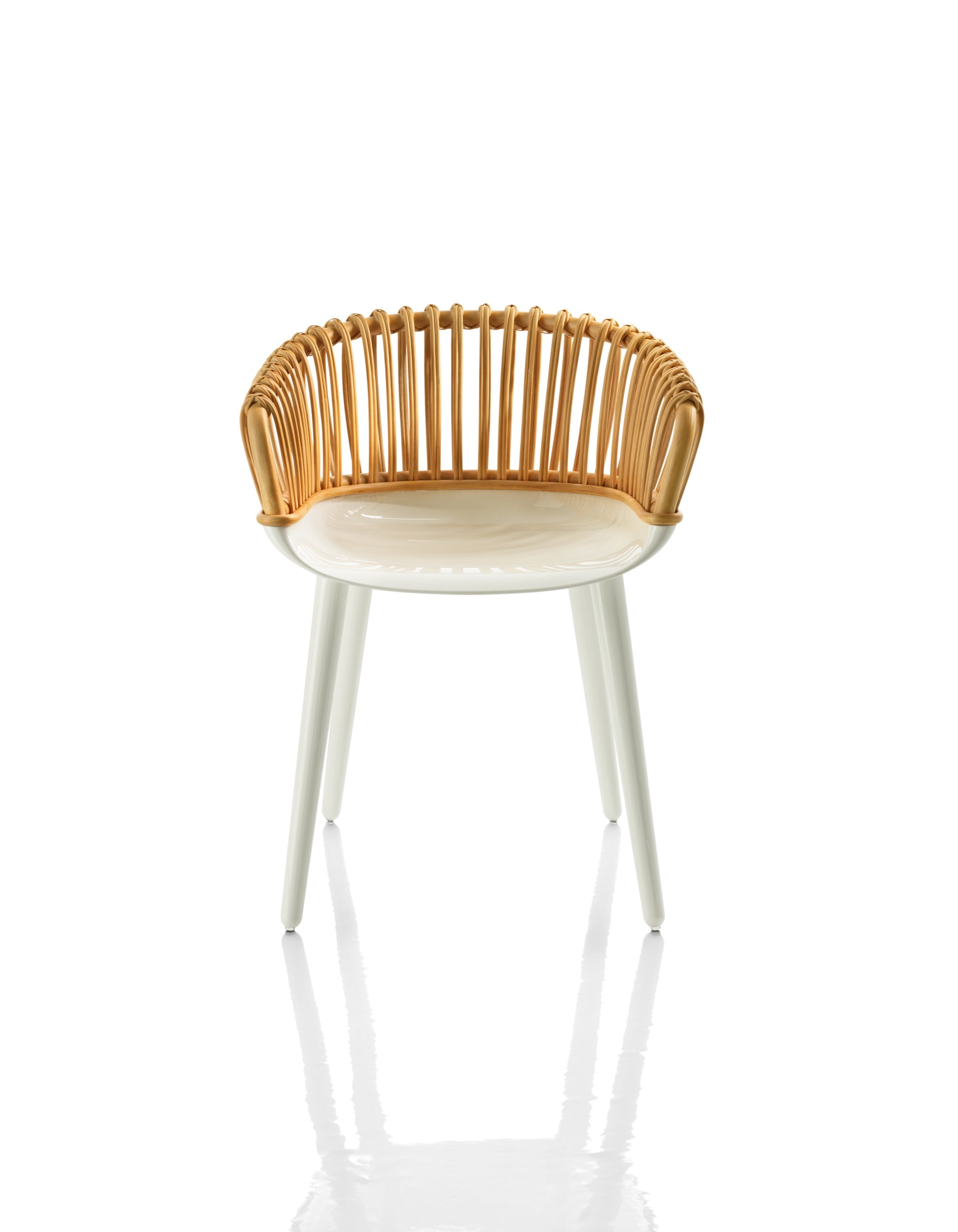 Cyborg chair white - front