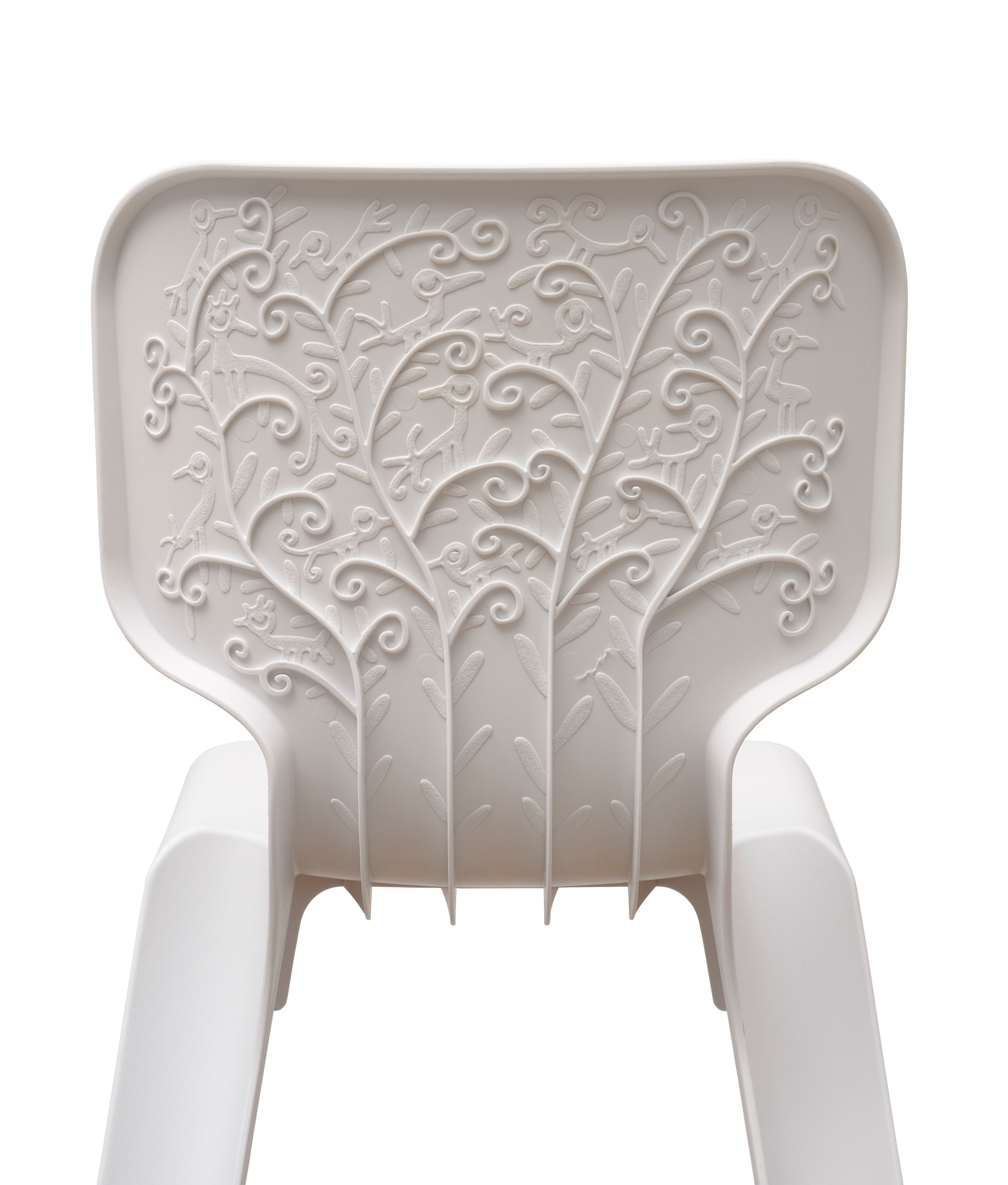 Alma chair white - det
