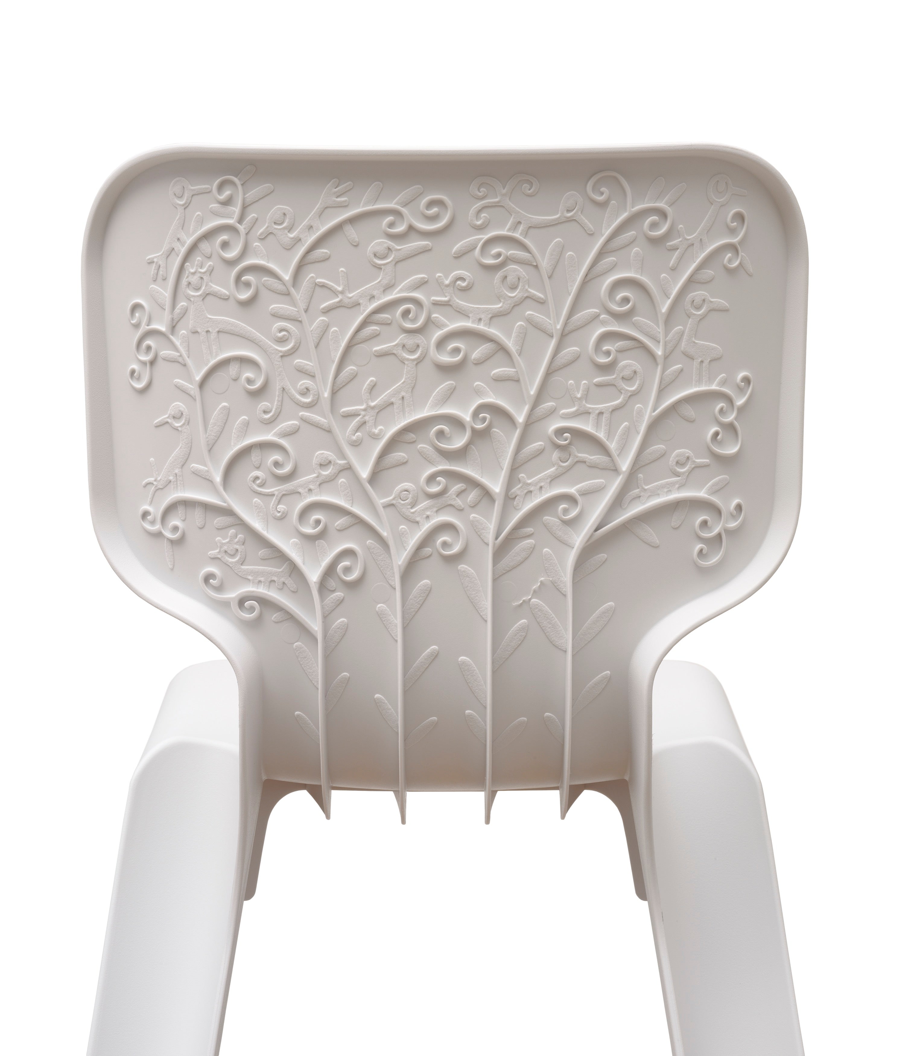 Alma chair white - det
