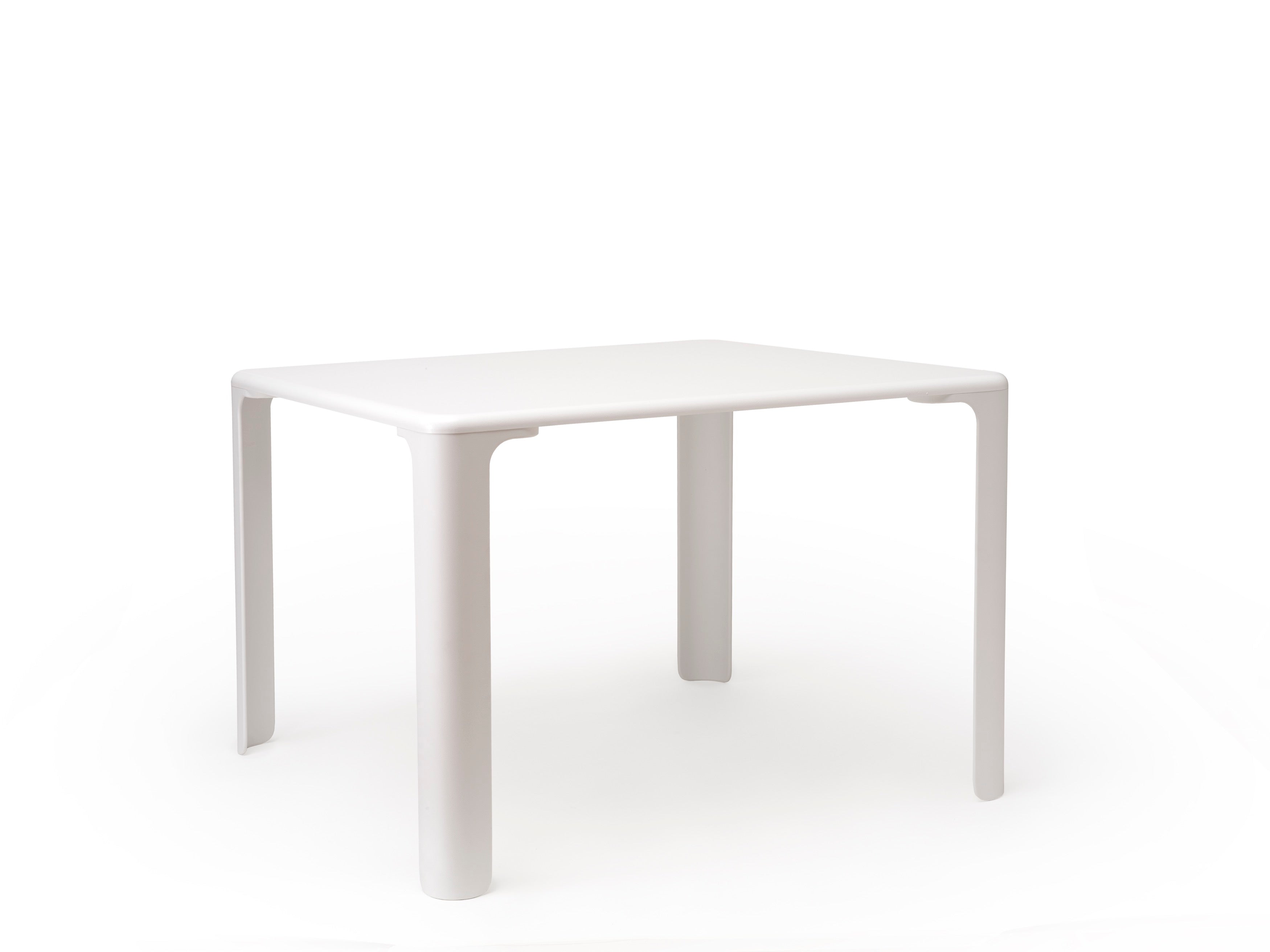 Linus table white - front