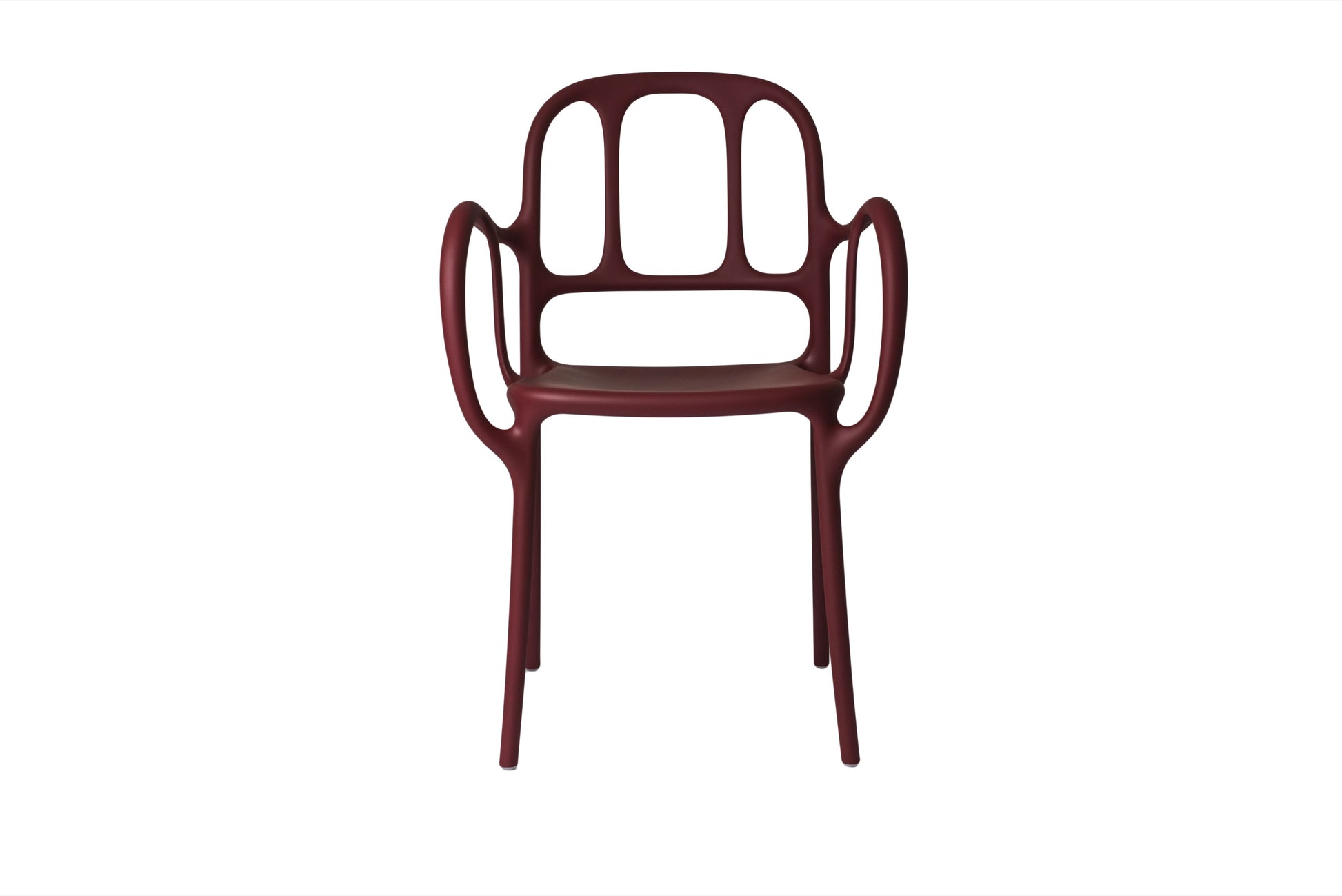 Mila chair red - front