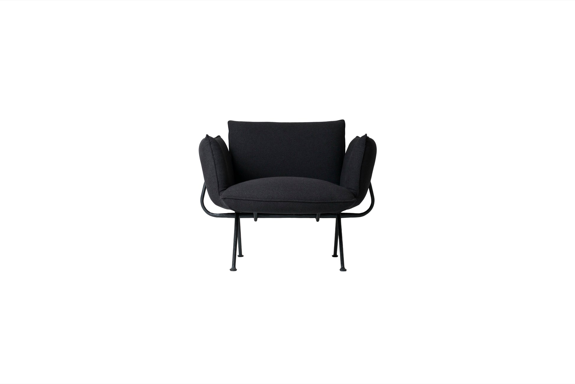 Officina armchair fabric - front