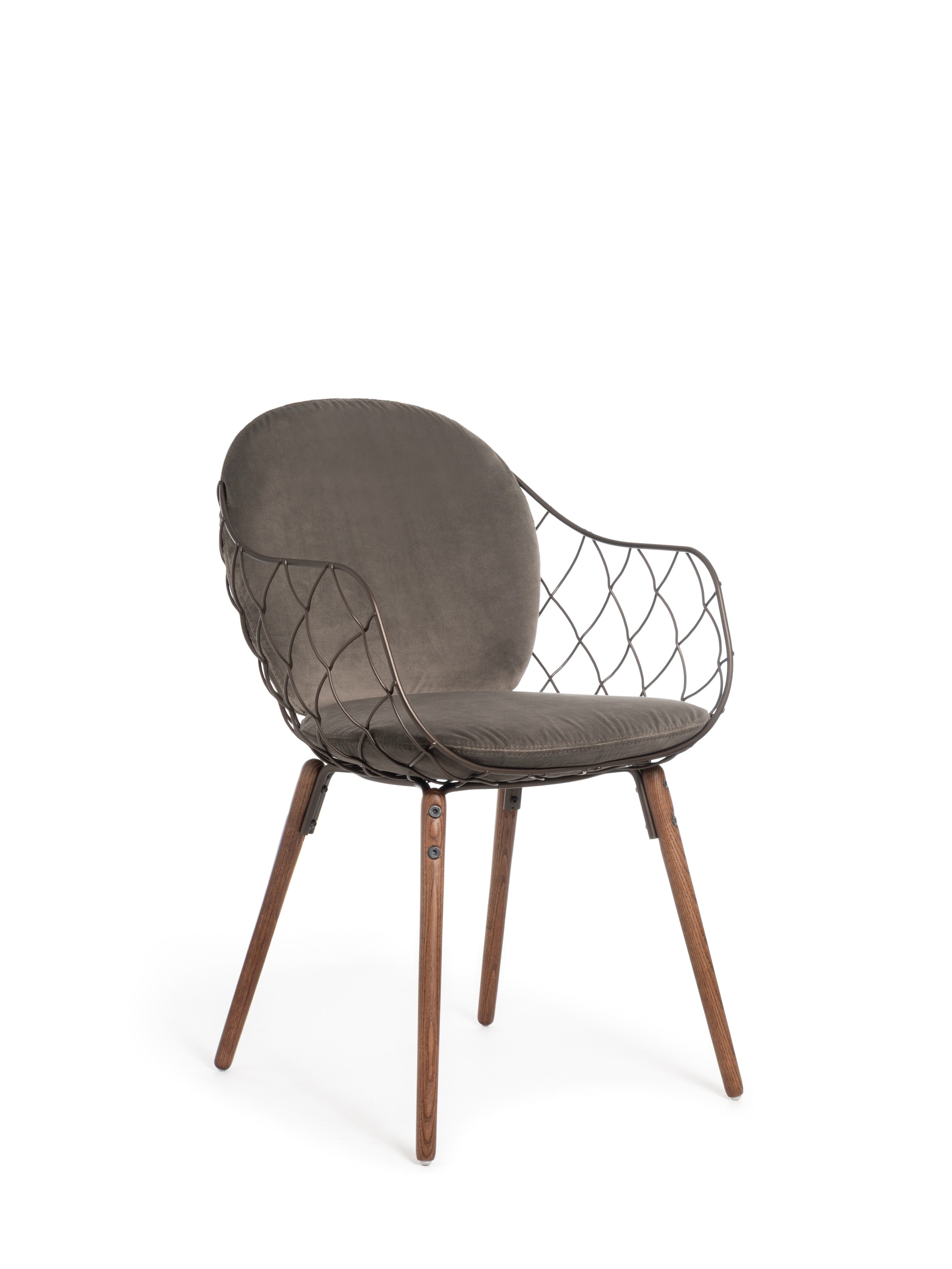 Pina chair bronze - front