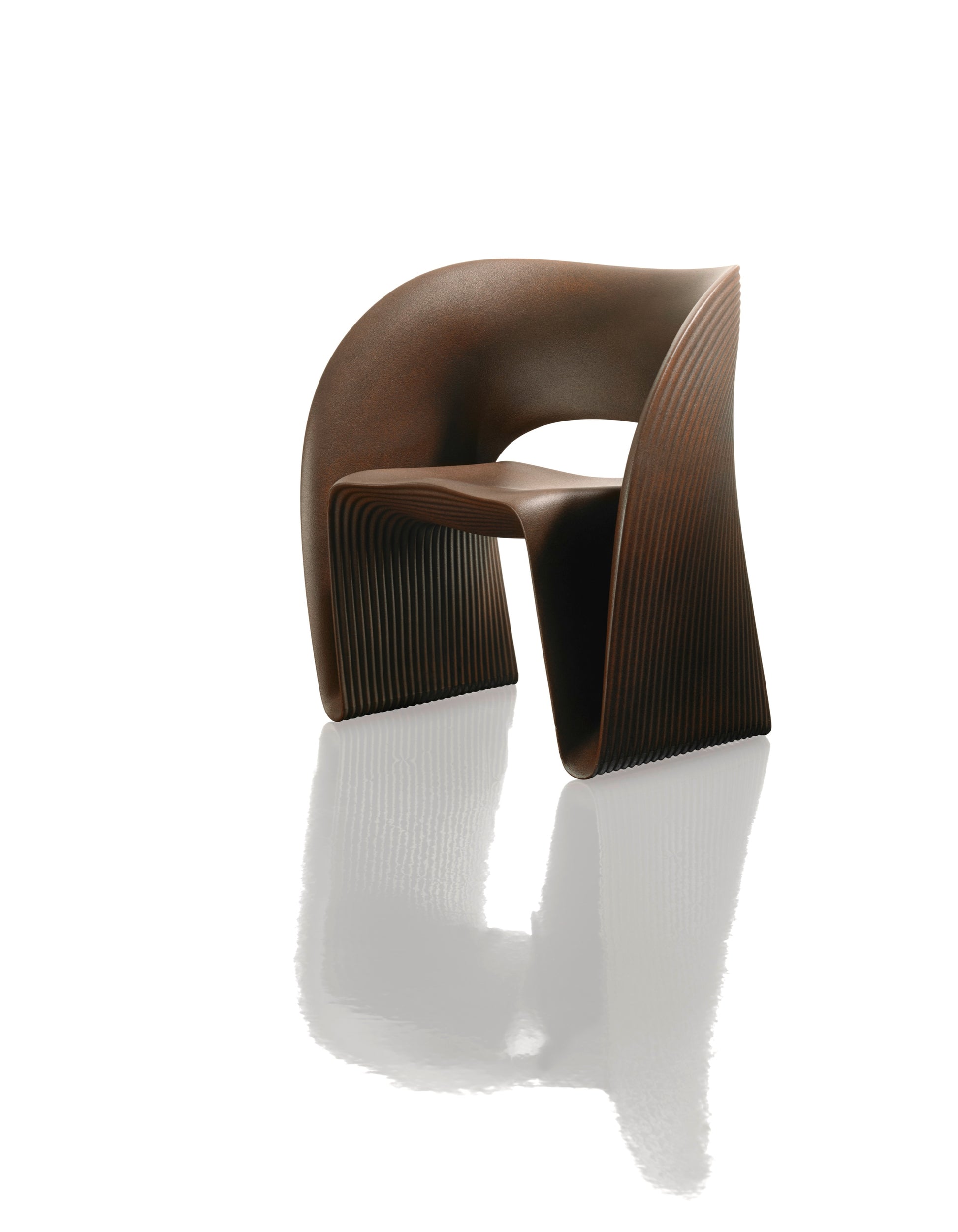 Raviolo armchair brown - front