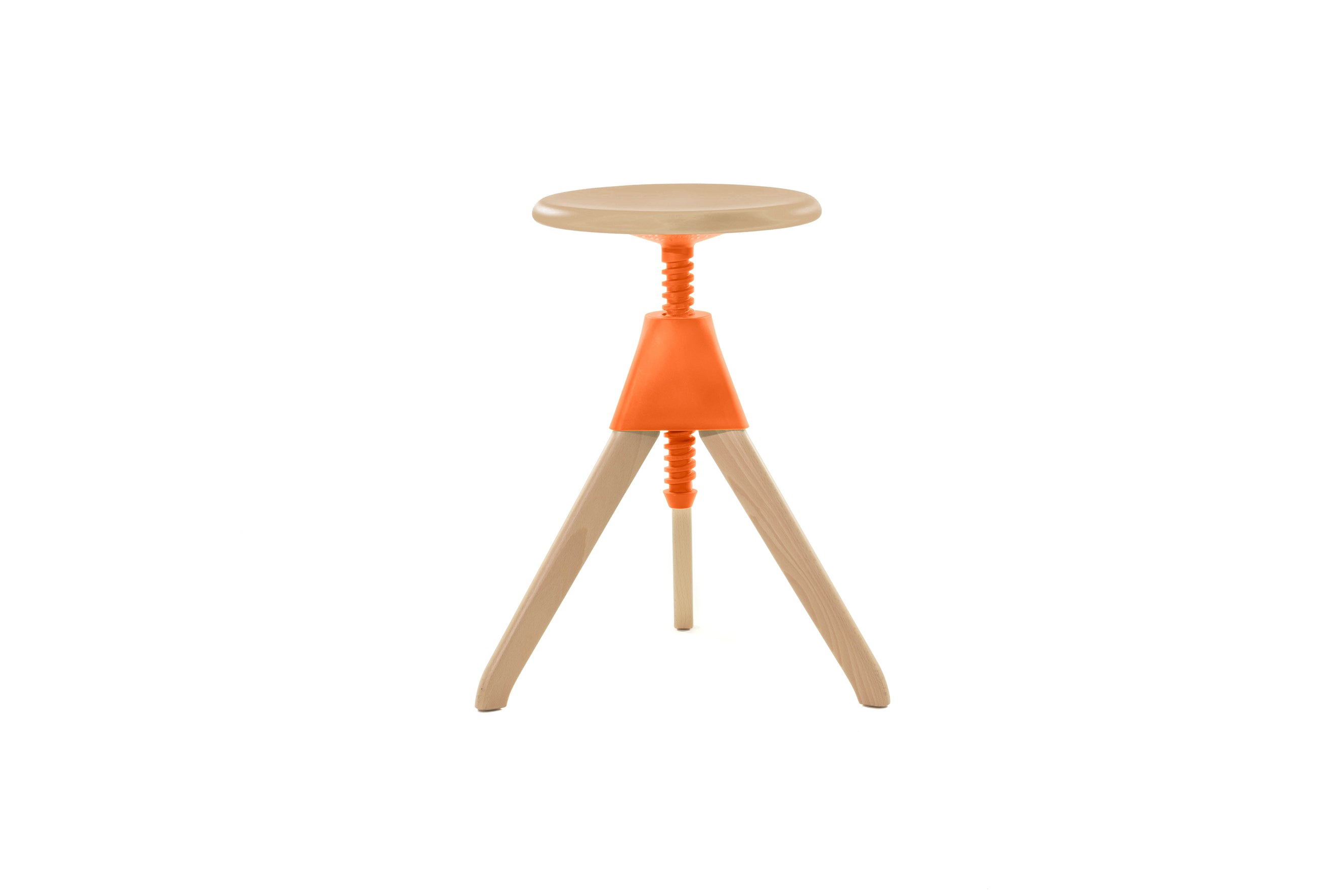 Jerry stool orange - front