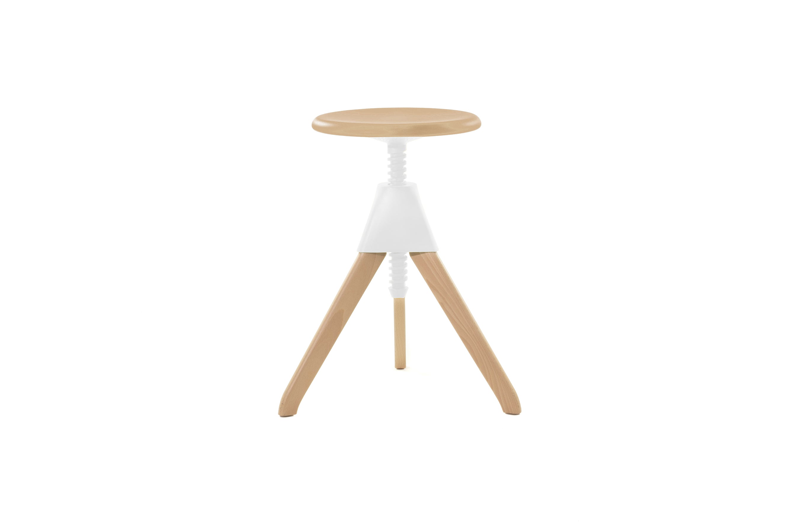 Jerry stool white - front