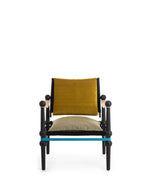 Twain armchair yellow - front