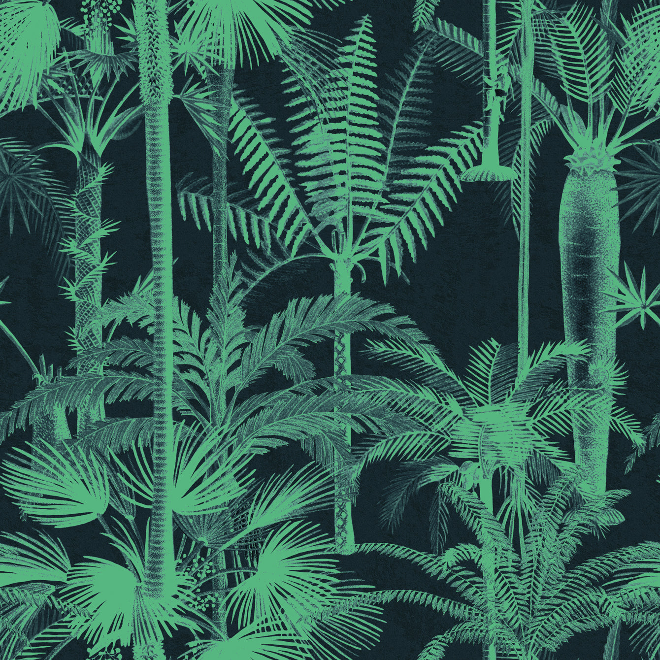 Palmera dark tapet - front