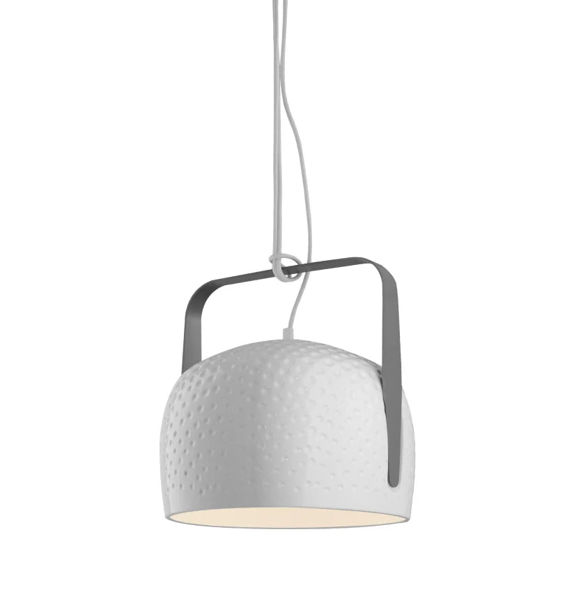 Bag susp S white texture - lat