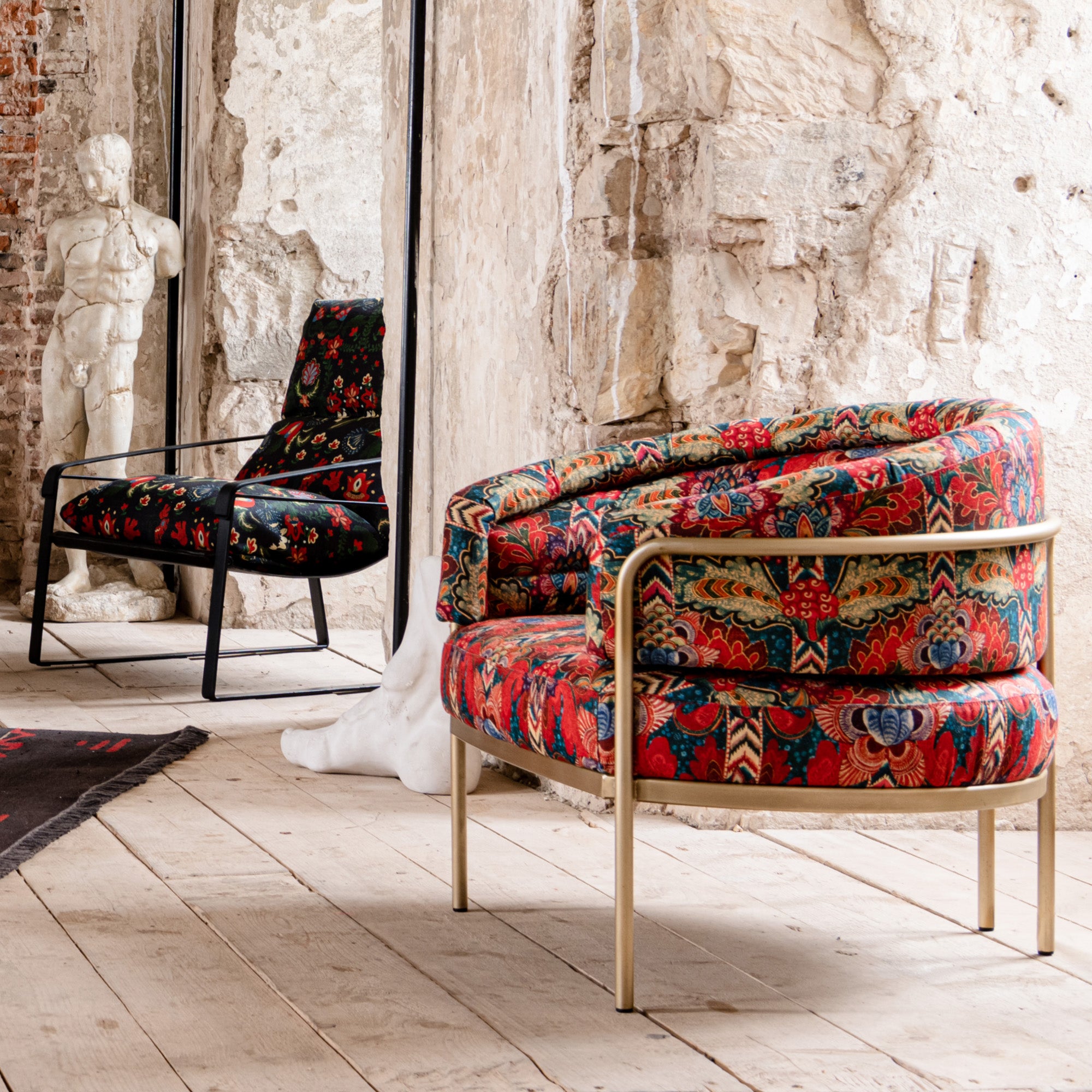 Fotoliu Peregrine - PSYCHEDELIA LINEN