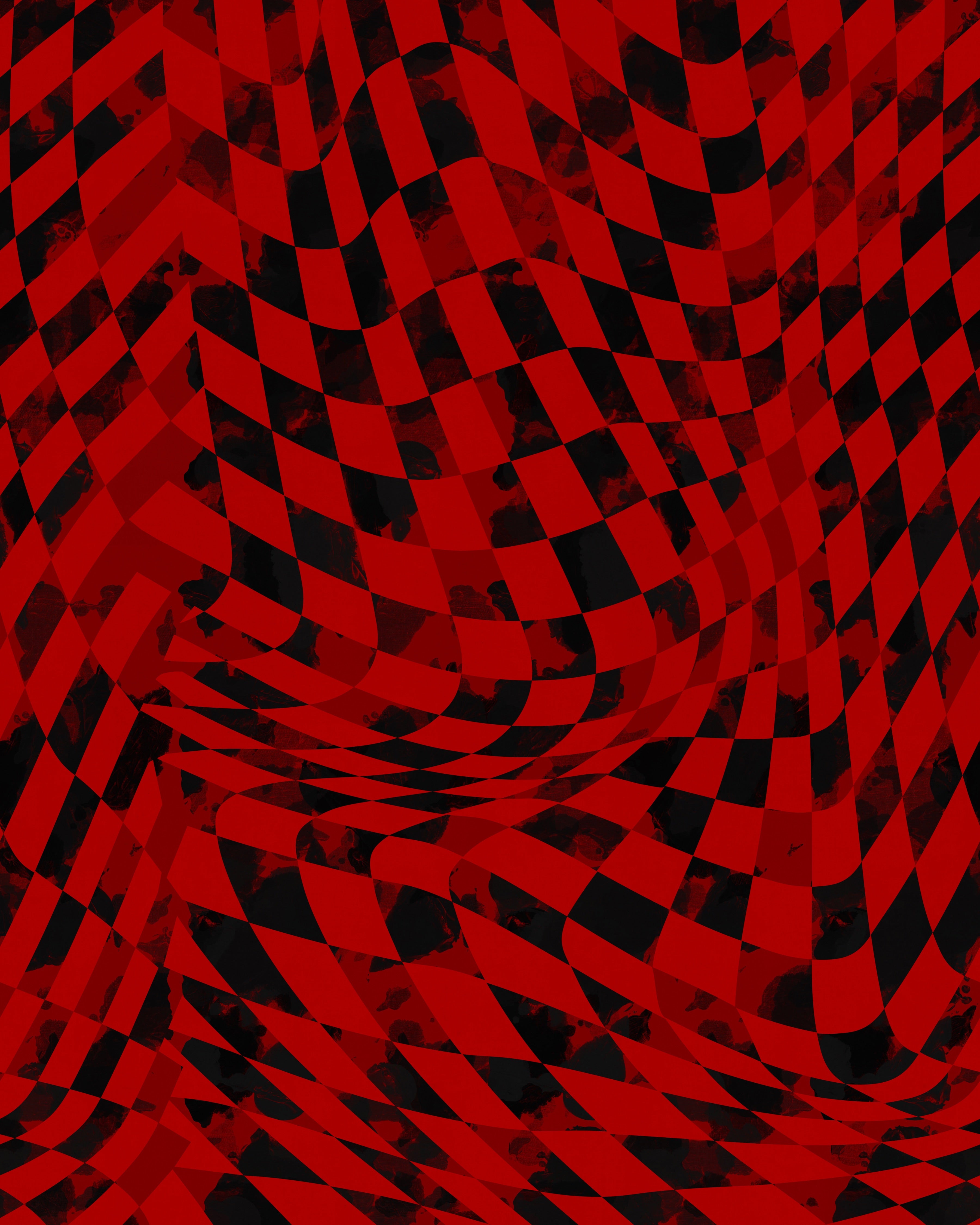 Spontaneity red tapet - front
