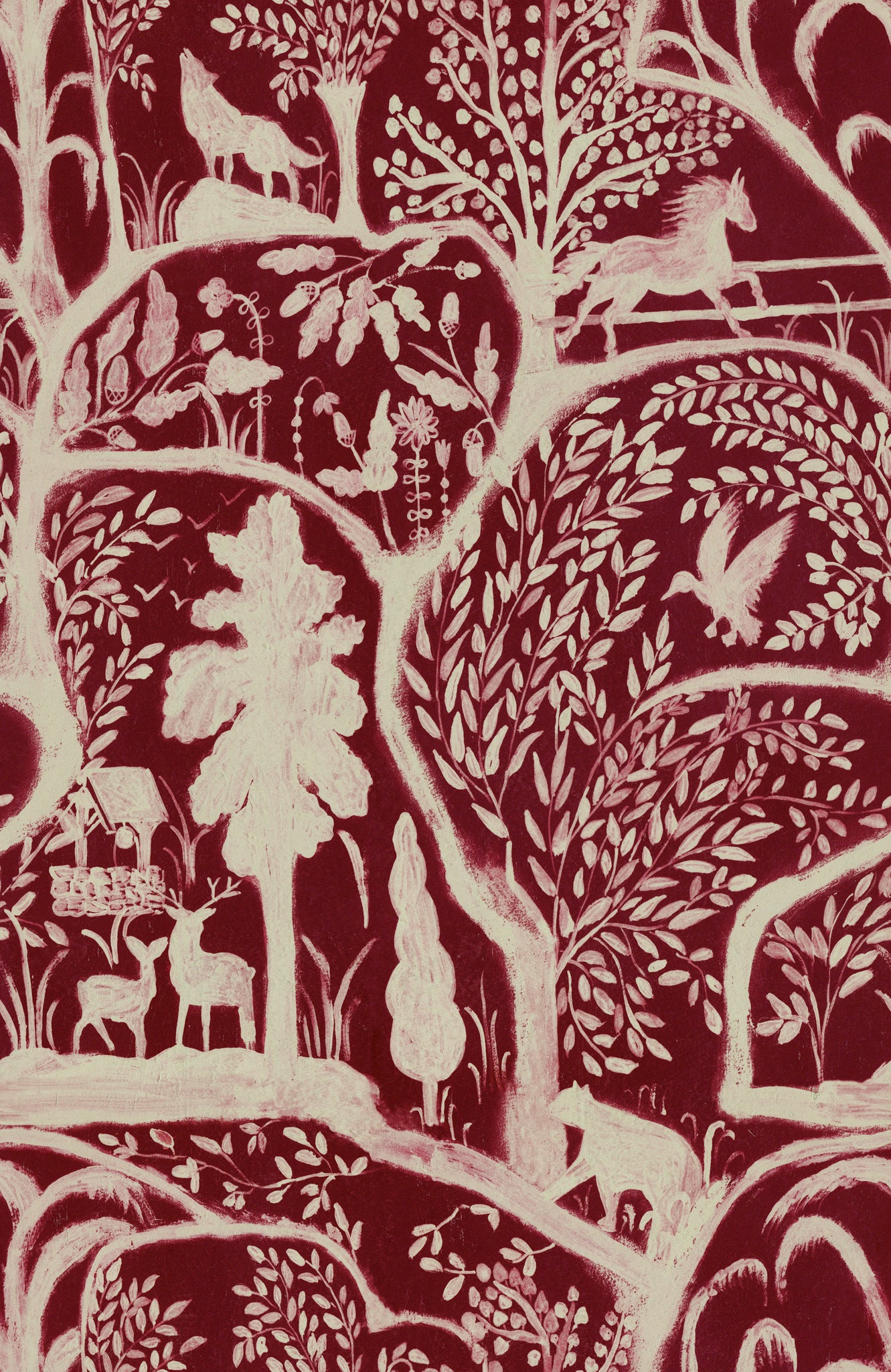The enchanted red tapet - front