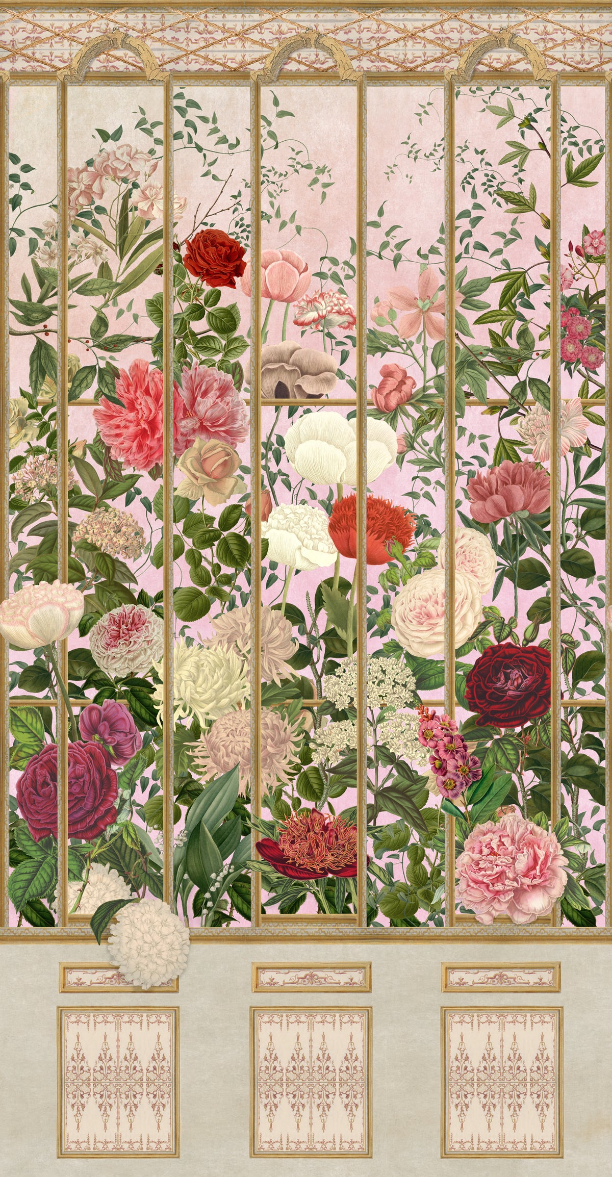 The imperial flora tapet - front