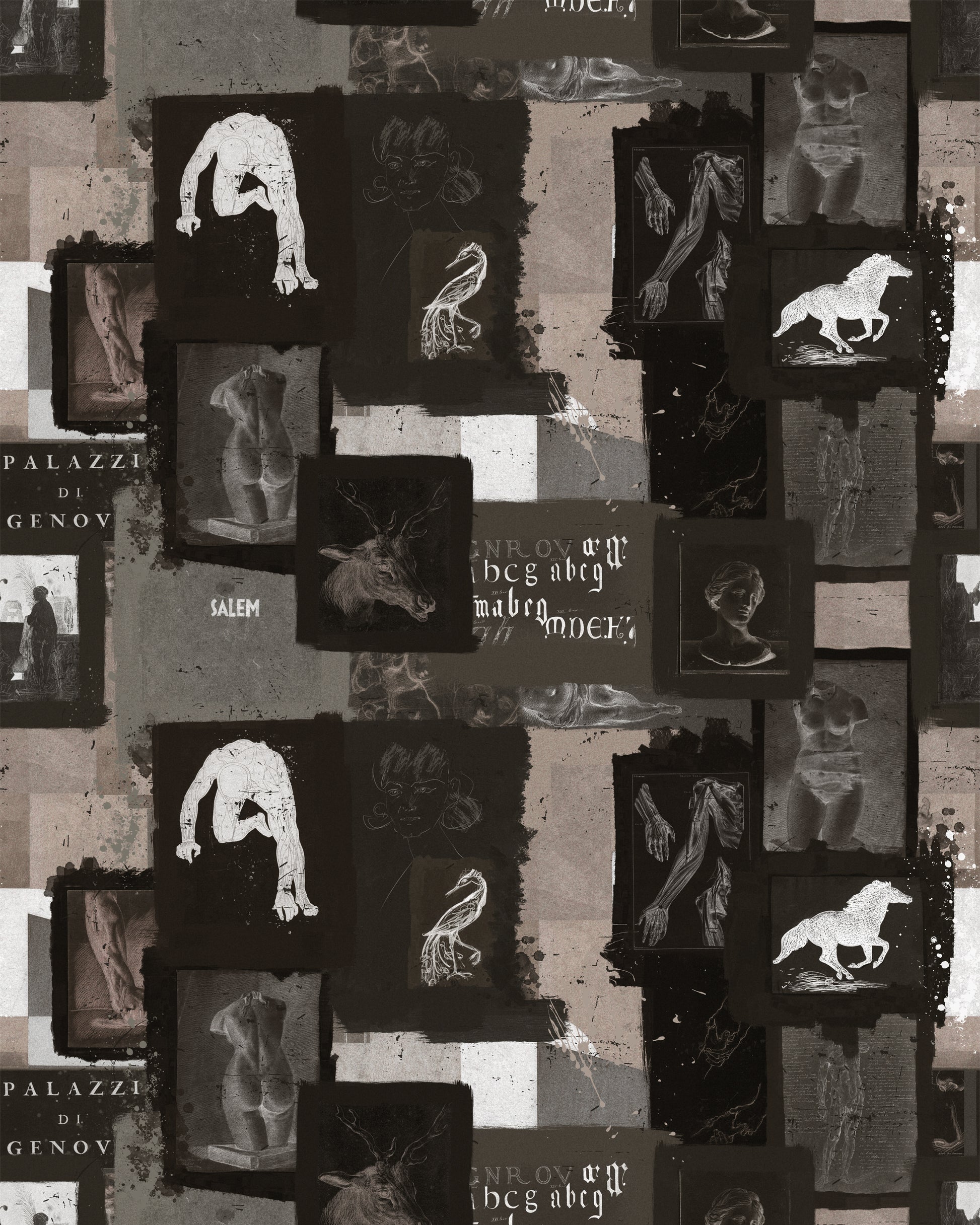 The studio dark tapet - front