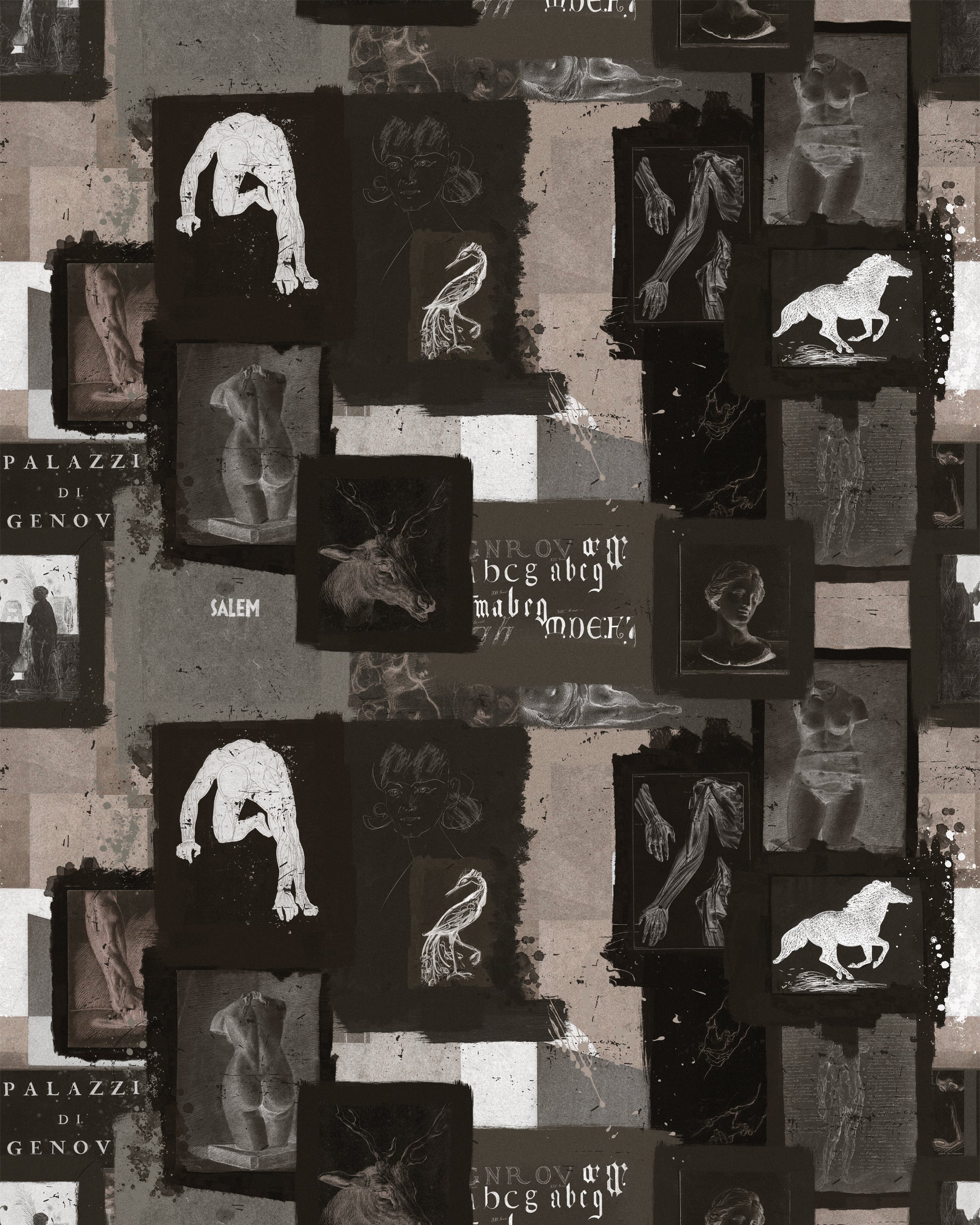 The studio dark tapet - front