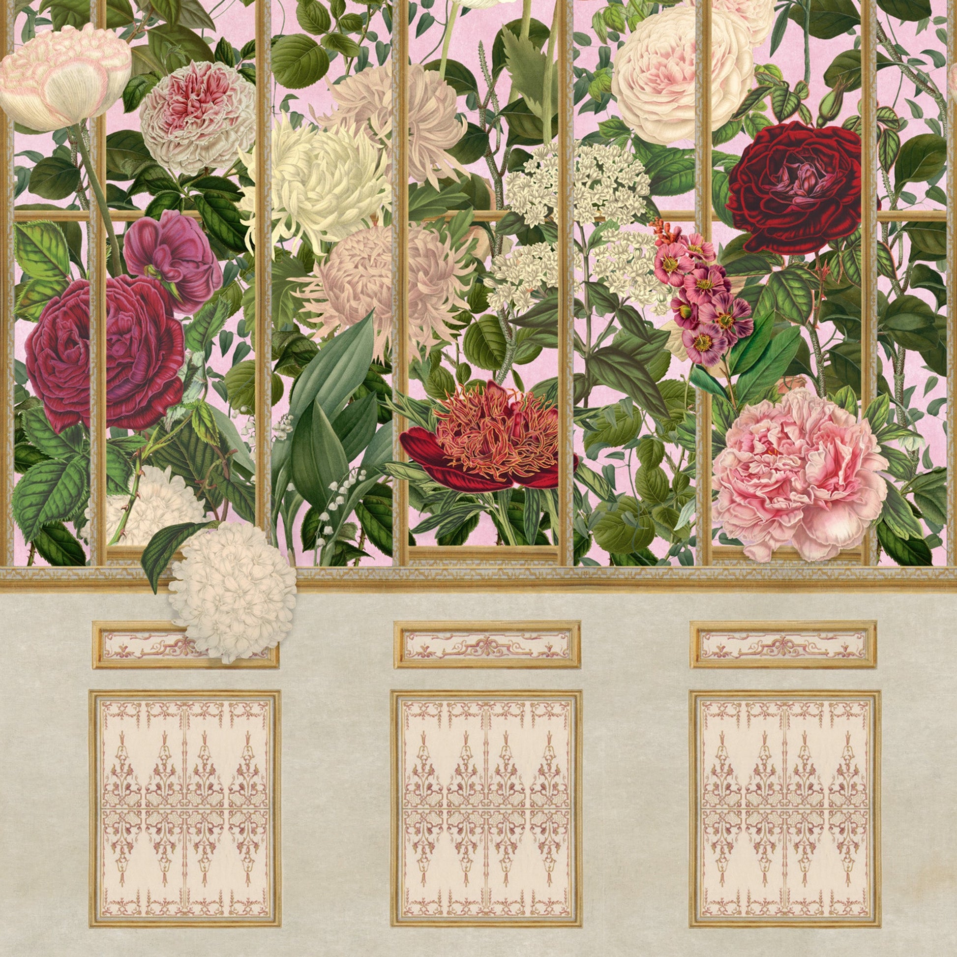 The imperial flora tapet - front