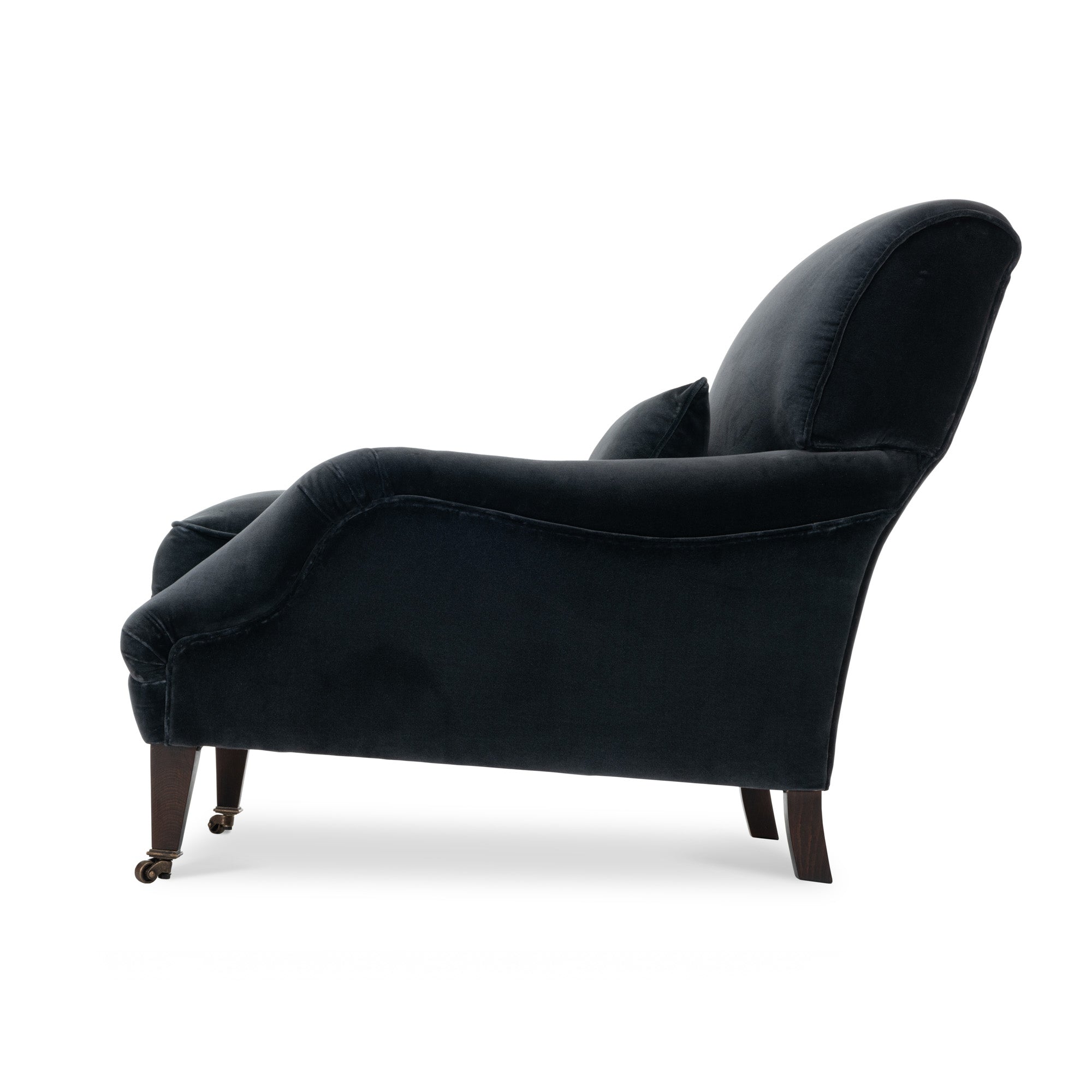 Fotoliu Winston - CHARCOAL COTTON VELVET