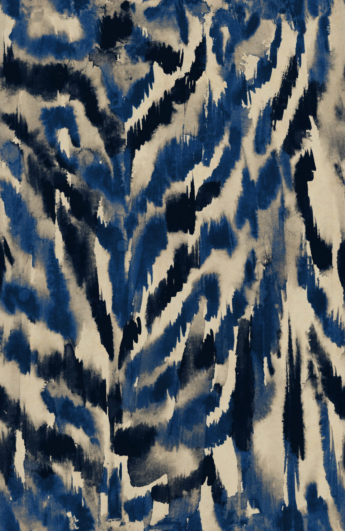 Zebrato blue tapet - front