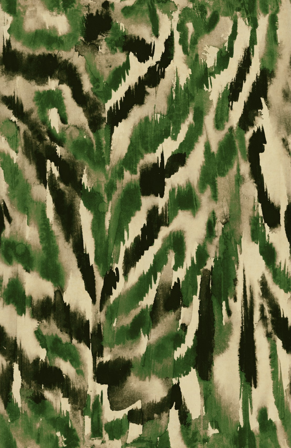 Zebrato verde tapet - front