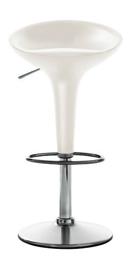 Bombo stool white - front